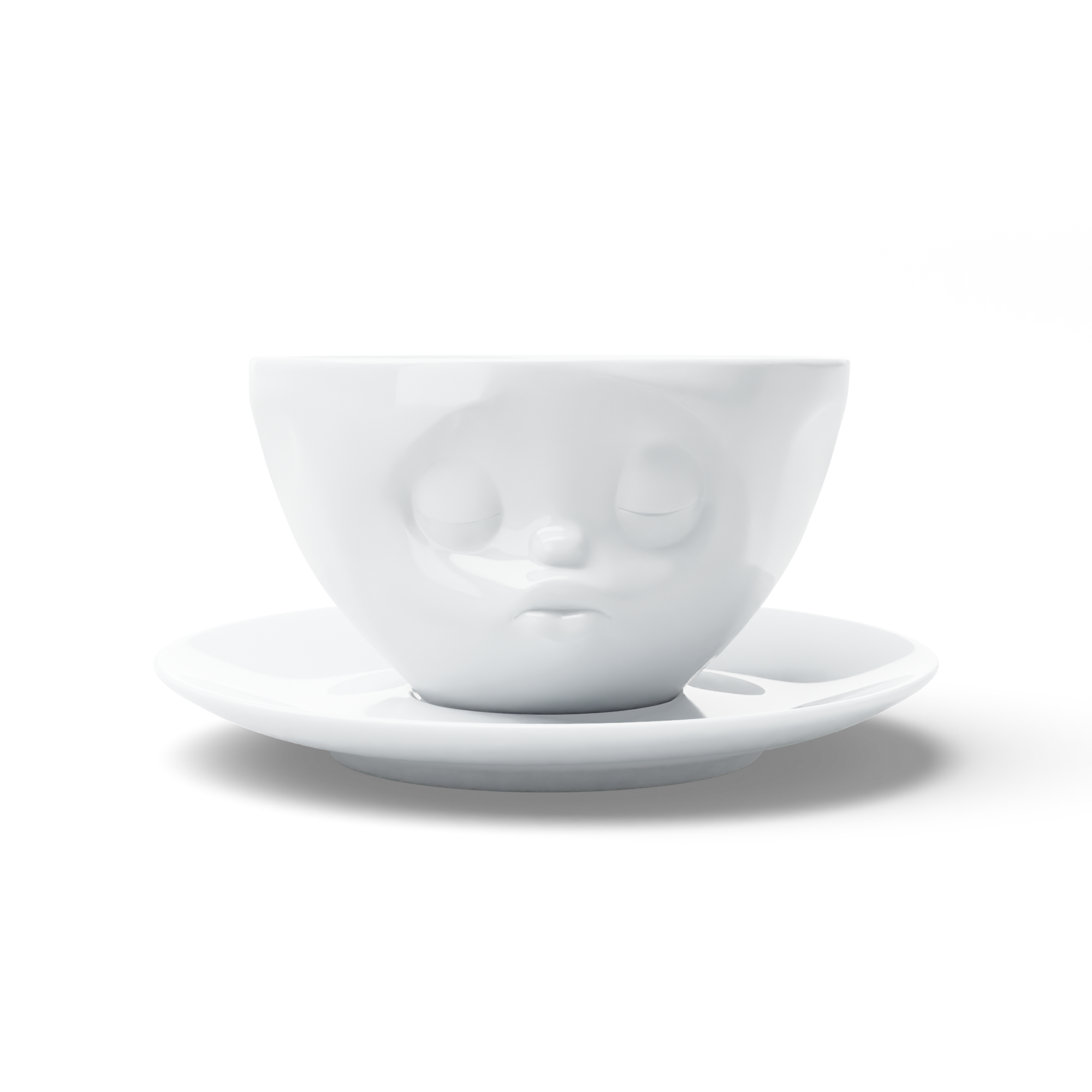 58products | Kaffeetasse Küssend weiß 200 ml ideal für Kaffee + Tee + Kakao | Made in Germany von 58products 58products | Kaffeetasse Küssend weiß 200 ml ideal für Kaffee + Tee + Kakao | Made in Germany von 58products