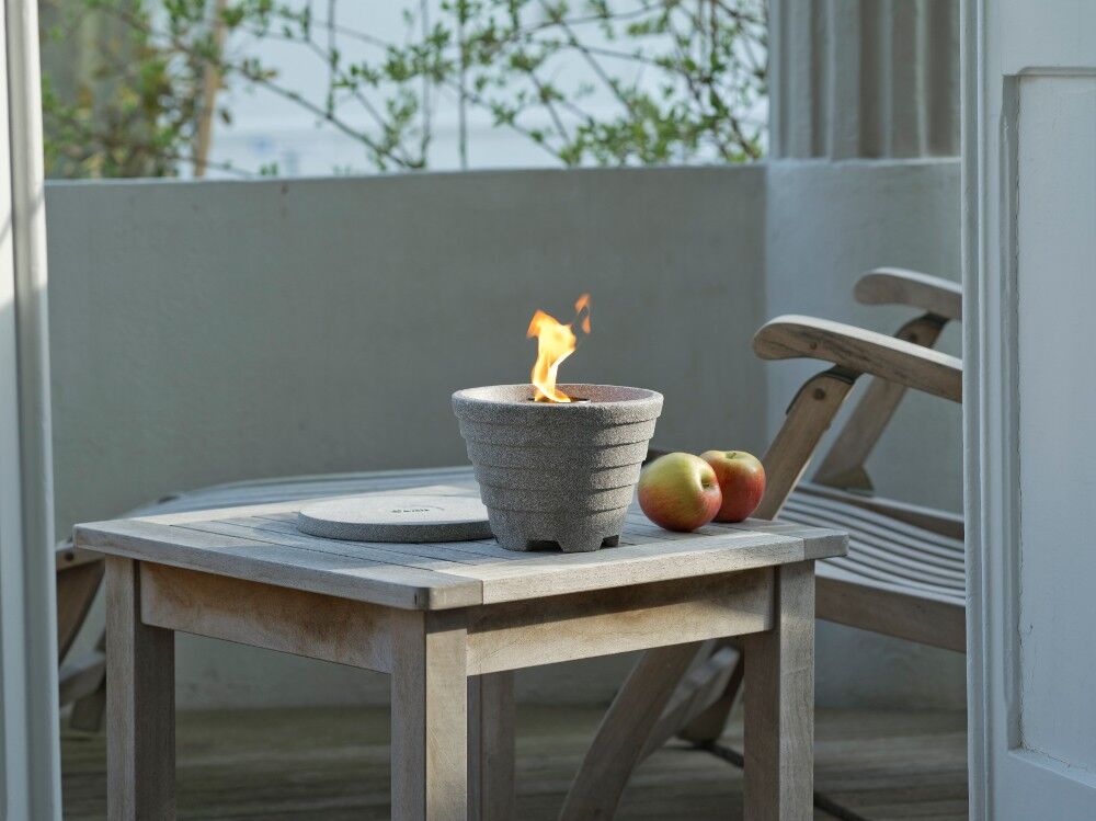 DENK Keramik Schmelzfeuer Outdoor Granicium - Die windsichere Gartenfackel zum Kerzen-Recyceln - SFG von DENK Keramik