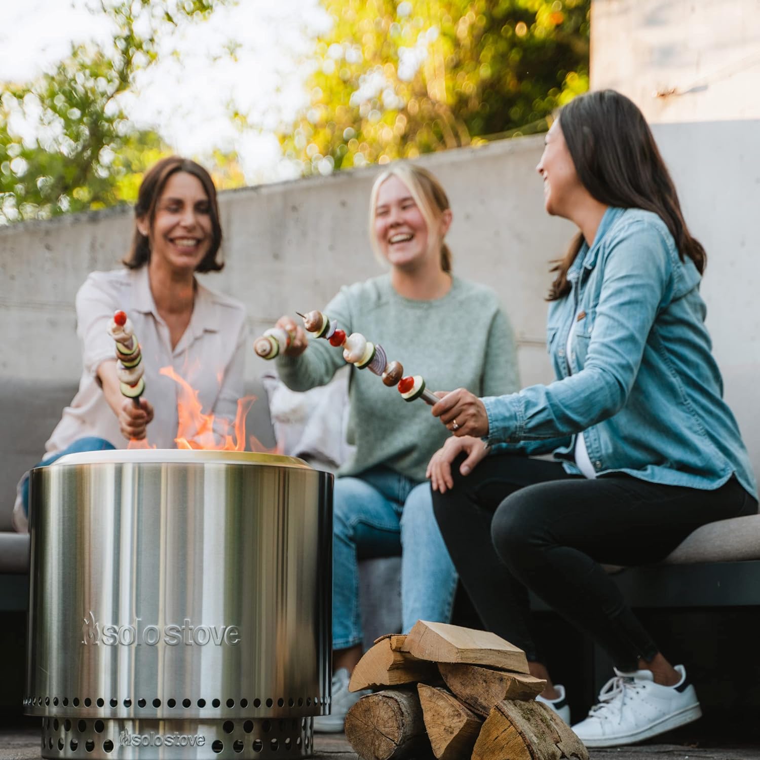 Solo Stove BONFIRE 2.0 + STAND STAINLESS STEEL / Edelstahl | Feuerschale - Feuerstelle - Feuertonne  von Solo Stove