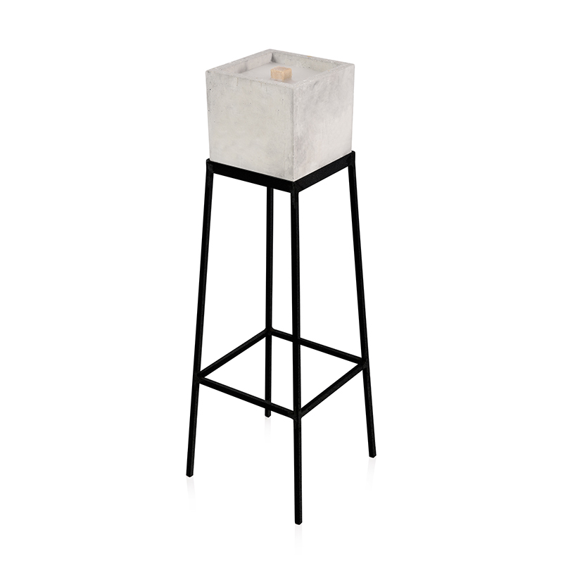 BESKE Pulverbeschichteter Ständer für Betonfeuer Fuego 17x17x17cm | Made in Germany von Beske-Manufaktur