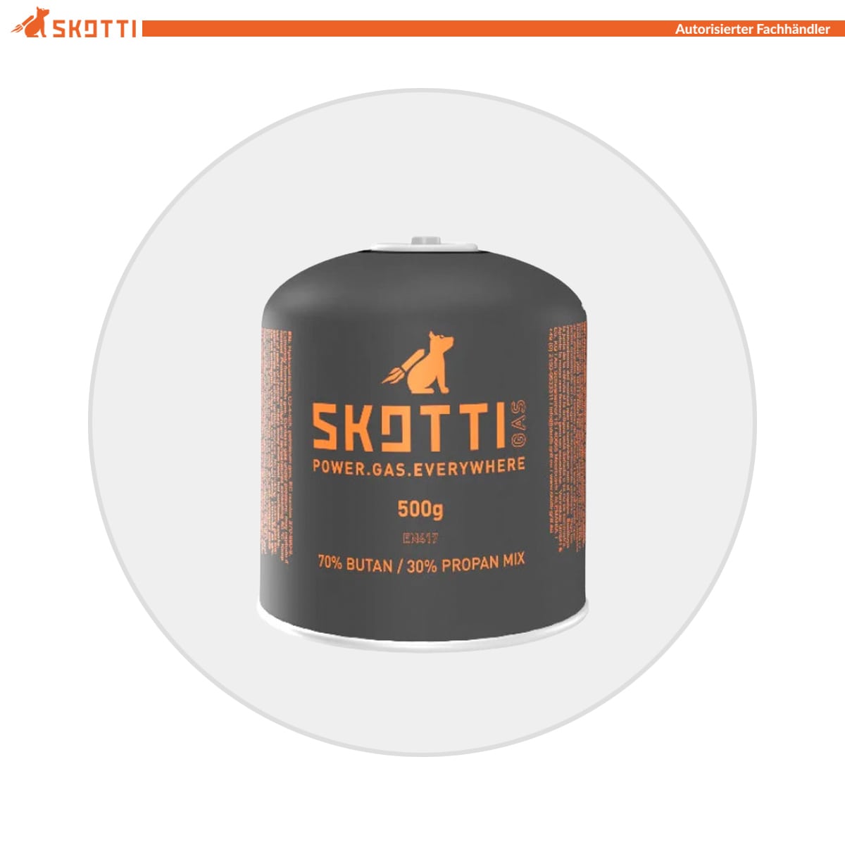 SKOTTI Ventilgaskartusche | 500 g SKOTTI Ventilgaskartusche | 500 g