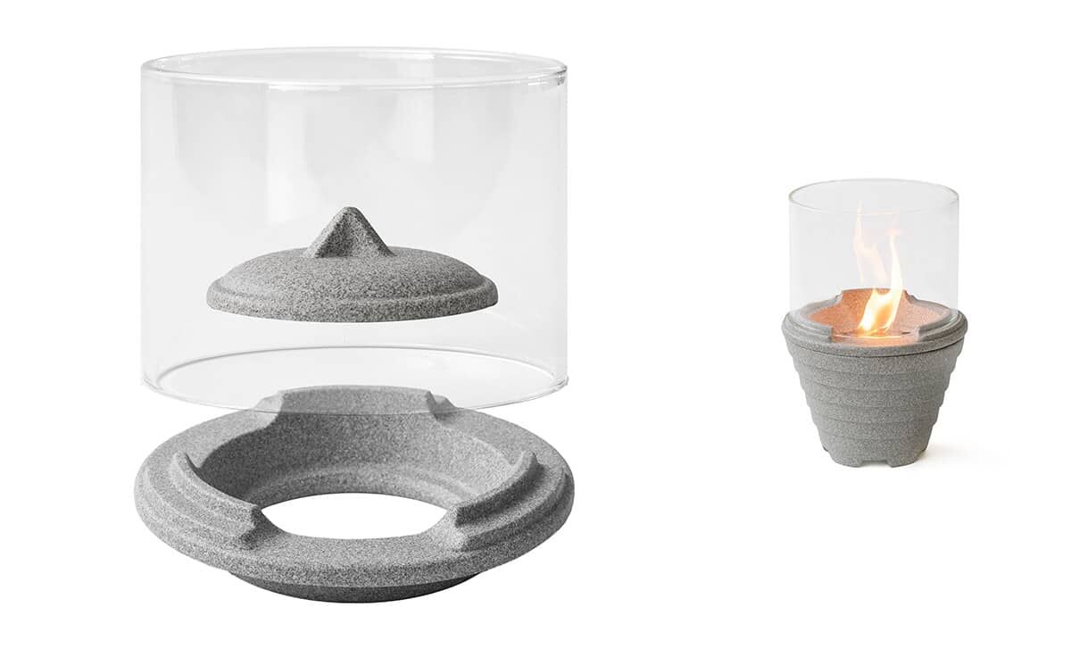 DENK Keramik Lichtglas-Aufsatz für Schmelzfeuer® Outdoor Granicium® ~ SFG-LGA von DENK Keramik DENK Keramik Lichtglas-Aufsatz für Schmelzfeuer® Outdoor Granicium® ~ SFG-LGA von DENK Keramik
