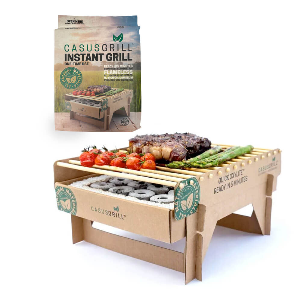 1x Einweg-Grill von CasusGrill: Umweltfreundlich und aus 100% natürlichen Materialien von Casus Grill 1x Einweg-Grill von CasusGrill: Umweltfreundlich und aus 100% natürlichen Materialien von Casus Grill