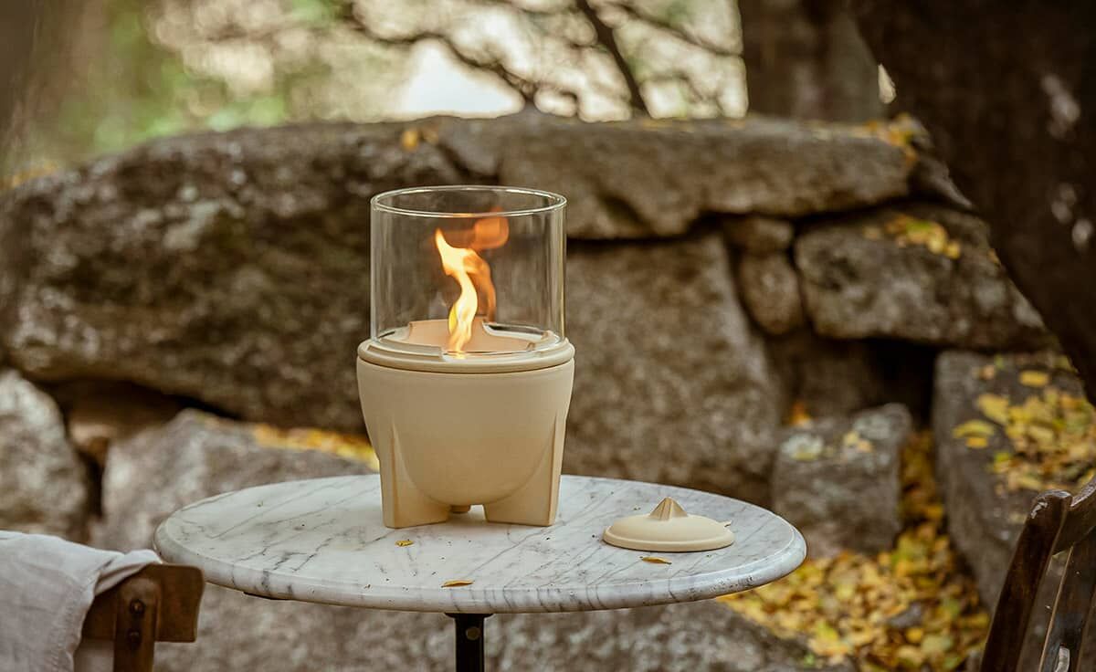 DENK Keramik Lichtglas-Aufsatz für Schmelzfeuer® Outdoor CeraNatur® ~ SFD-LGA von DENK Keramik