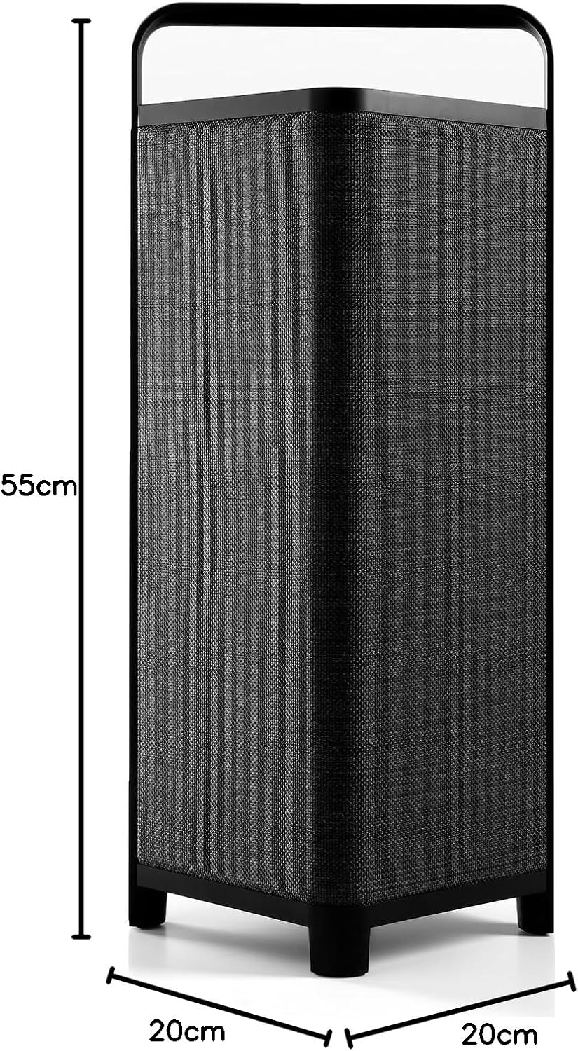 sonoro Escape P6 Air Outdoor Bluetooth Lautsprecher - IPX4 wetterfest - 60 Watt - 16h Akkulaufzeit - Farbe Schwarz von Sonoro