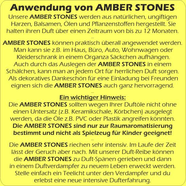 Amber Stone - Verbain - Sommerfrische Duft in Quadratform von Boles d'olor