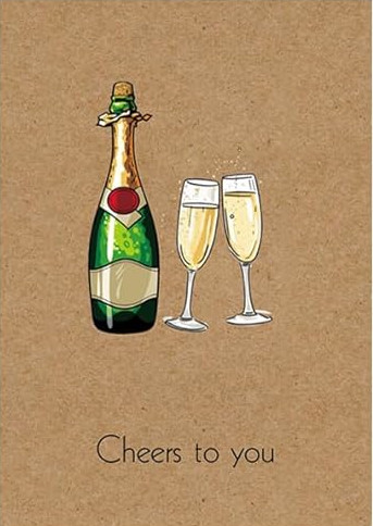 Grußkarte 6 - Cheers to you von  Grußkarte