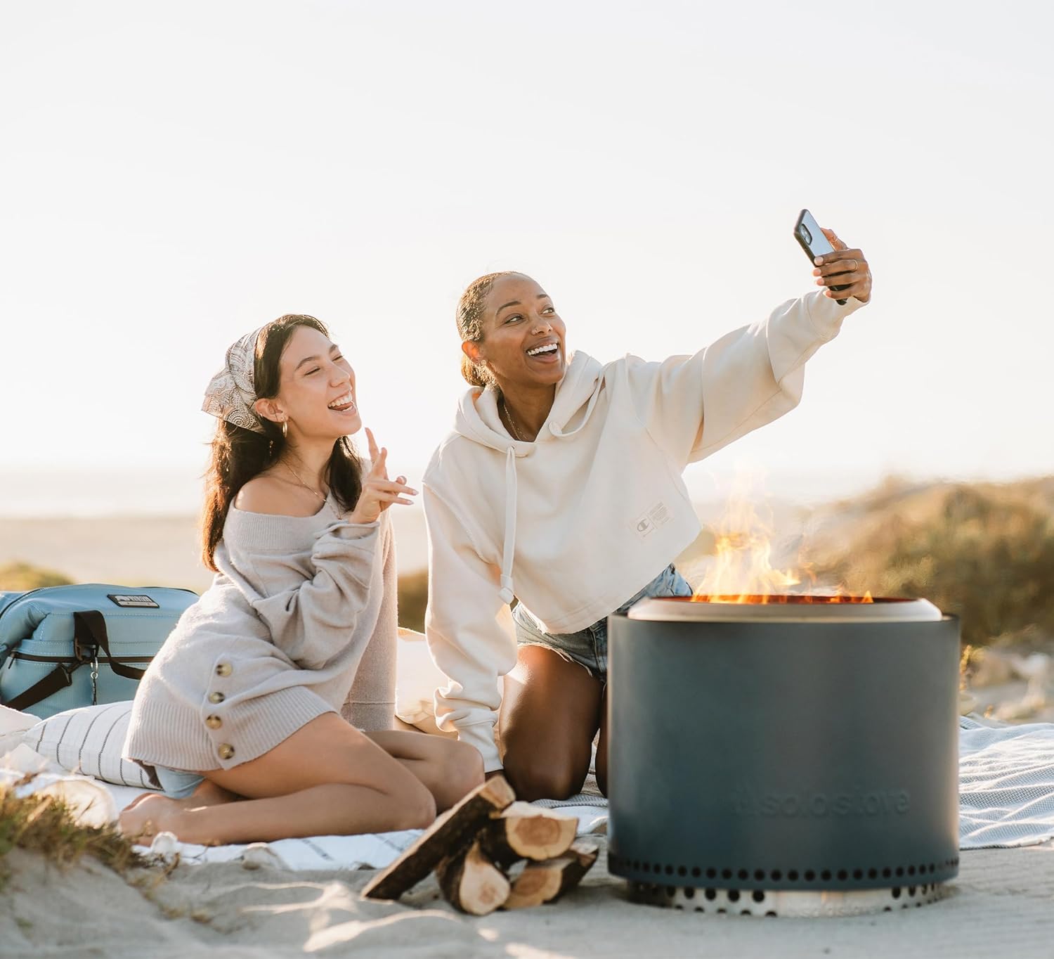 Solo Stove BONFIRE 2.0 + STAND WATER / Blau | Feuerschale - Feuerstelle - Feuertonne  von Solo Stove