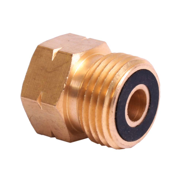 KN-Adapter Handwerkerflasche kurz 21,80 x 1/1/4" links AG x 3/8" IG links von HUW24 KN-Adapter Handwerkerflasche kurz 21,80 x 1/1/4" links AG x 3/8" IG links von HUW24