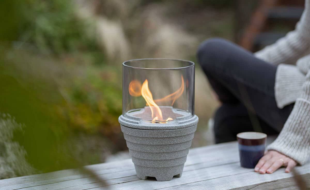 DENK Keramik Lichtglas-Aufsatz für Schmelzfeuer® Outdoor Granicium® ~ SFG-LGA von DENK Keramik