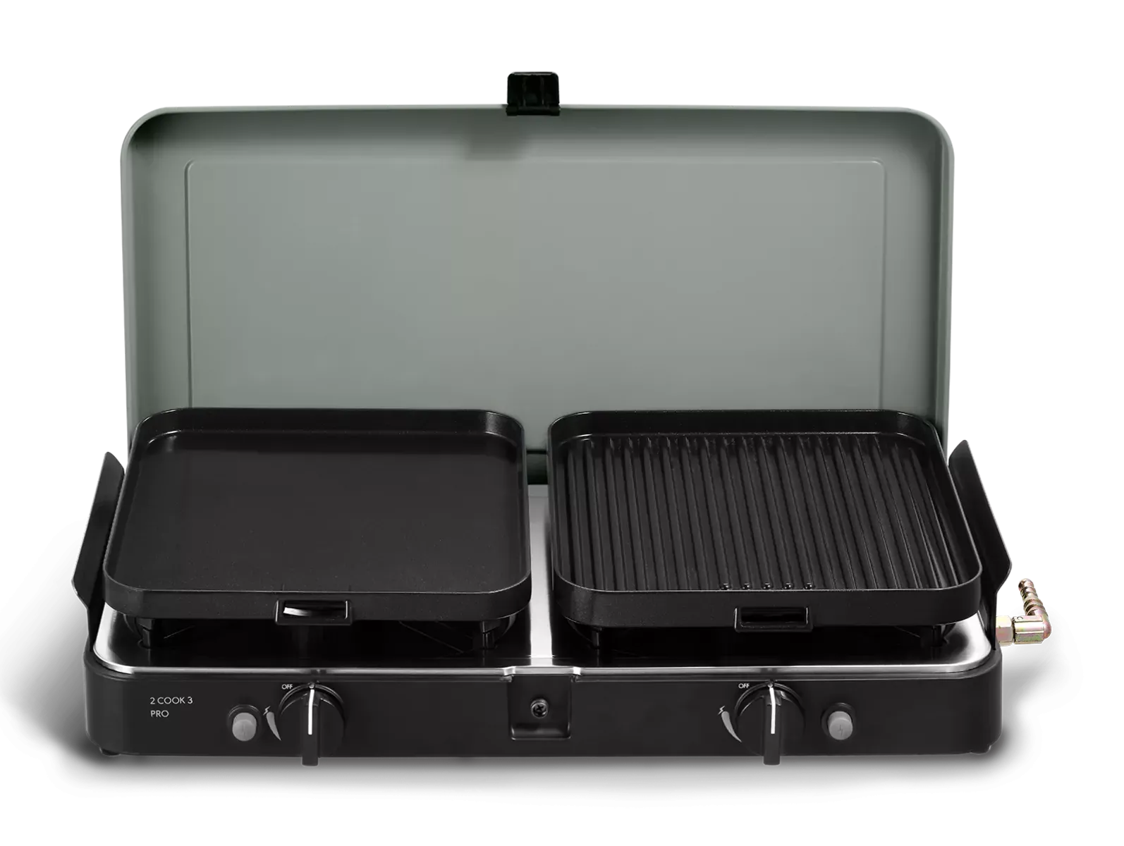 CADAC 2 Cook 3 Pro Deluxe 50mbar | Piezo-Zündung | Leichter Kocher mit 2 Brennern von CADAC