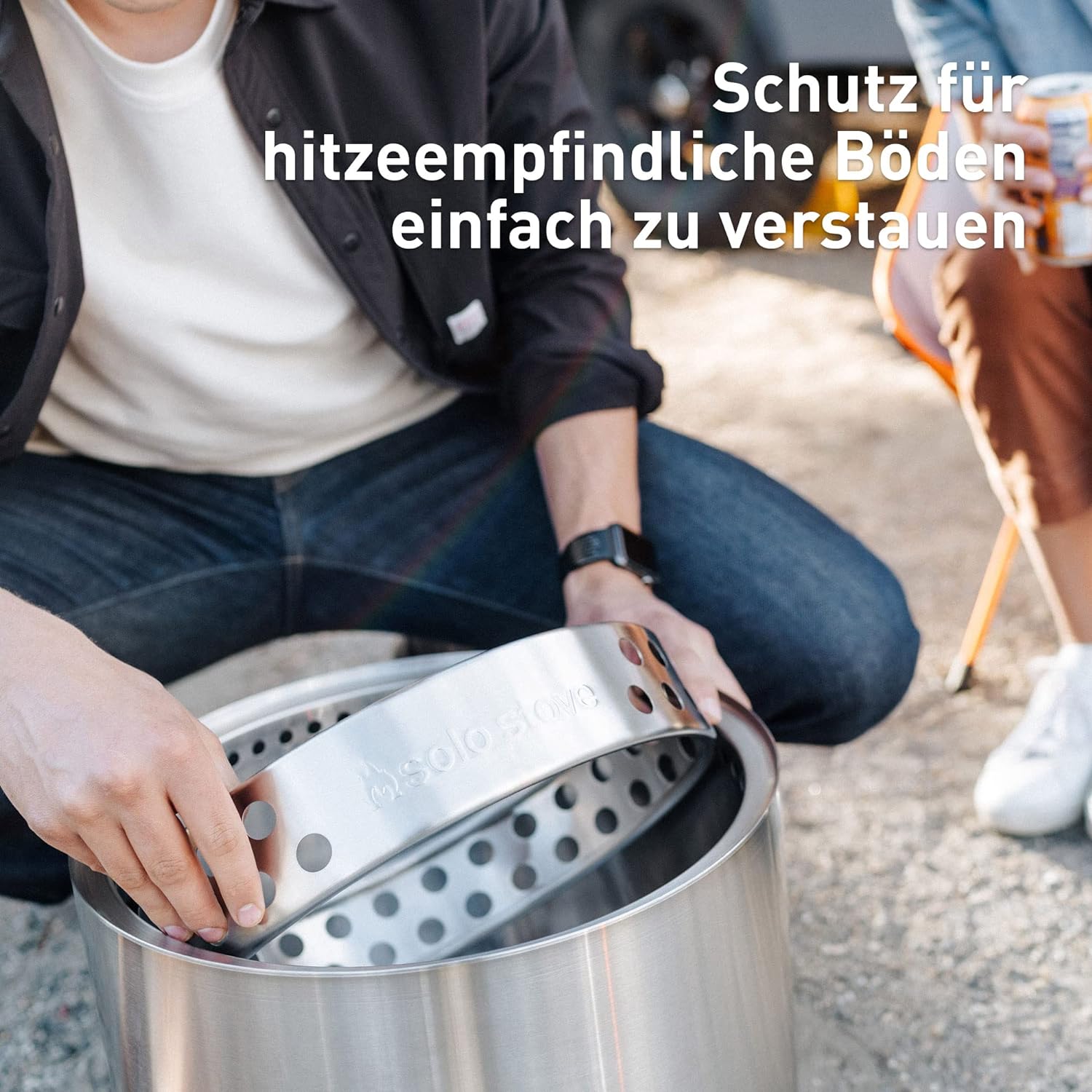 Solo Stove BONFIRE 2.0 + STAND STAINLESS STEEL / Edelstahl | Feuerschale - Feuerstelle - Feuertonne  von Solo Stove