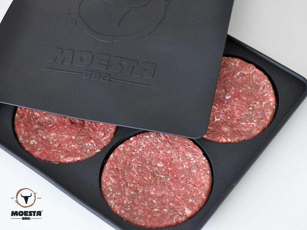 BurgerPresse No.1 - Die 4-Fach Silikon Hamburgerpresse ~ Moesta BBQ von Moesta BBQ