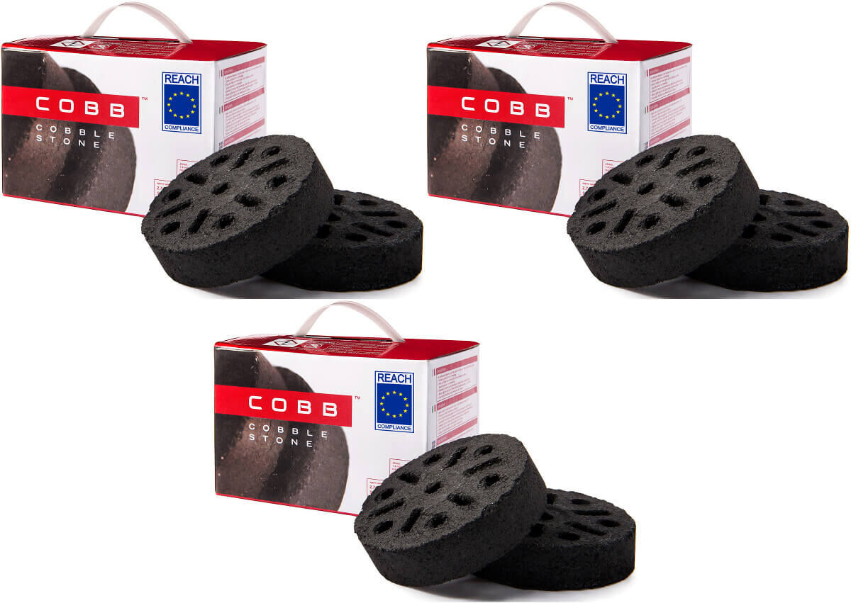 18x Cobble Stone für Cobb Holzkohlegrills und jeden anderen Grill von Cobb 18x Cobble Stone für Cobb Holzkohlegrills und jeden anderen Grill von Cobb
