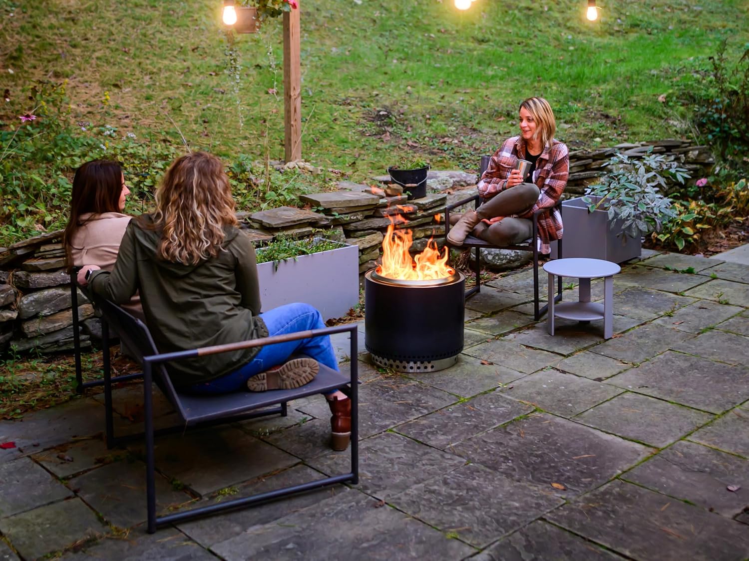 Solo Stove BONFIRE 2.0 + STAND Gunmetal Metallic | Feuerschale - Feuerstelle - Feuertonne von Solo Stove