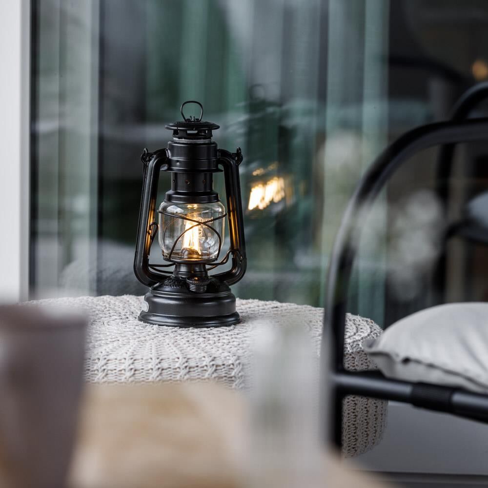 LED Laterne Baby Special 276 Matt Black | bis 150 Lumen | Dimmbar | Feuerhand von Feuerhand