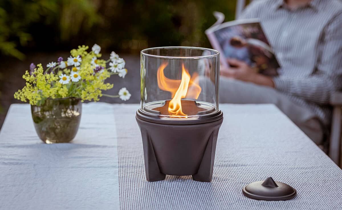 DENK Keramik Lichtglas-Aufsatz für Schmelzfeuer® Outdoor CeraLava® ~ SFC-LGA von DENK Keramik