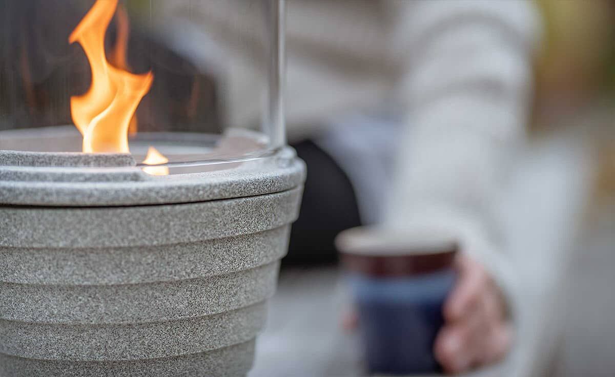 DENK Keramik Lichtglas-Aufsatz für Schmelzfeuer® Outdoor Granicium® ~ SFG-LGA von DENK Keramik