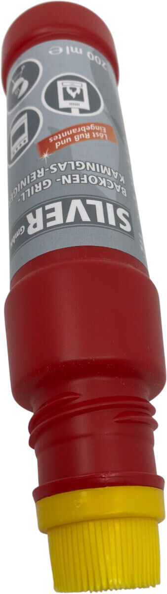 12x Spezial SILVER Gel Backofen-, Grill- und Kaminglasreiniger inkl. integrierter Bürste je 200ml von SILVER GmbH