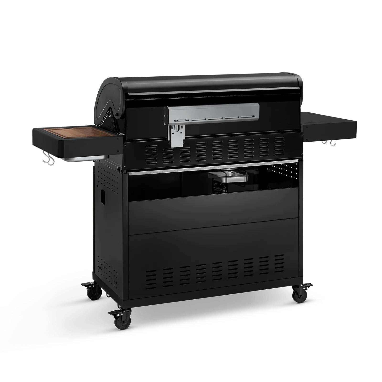 BURNHARD Fat FRED Deluxe Gasgrill 6-Brenner in der Farbe Schwarz mit Gusseisenrost von BURNHARD