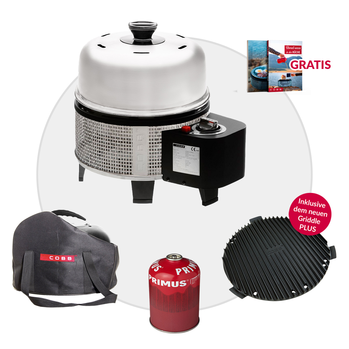 COBB Gas DELUXE 2.0 Grill Multifunktionsküche inkl. Tasche + Kartusche