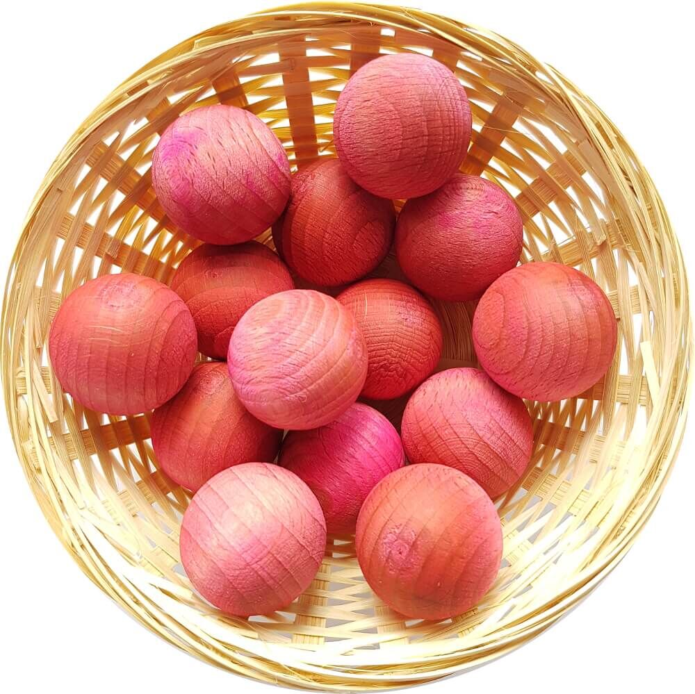 50x Rose Duftholz zur Lufterfrischung und Raumbeduftung - Dufthölzer - Duftfrüchte - Duftkugel von DuftHolz