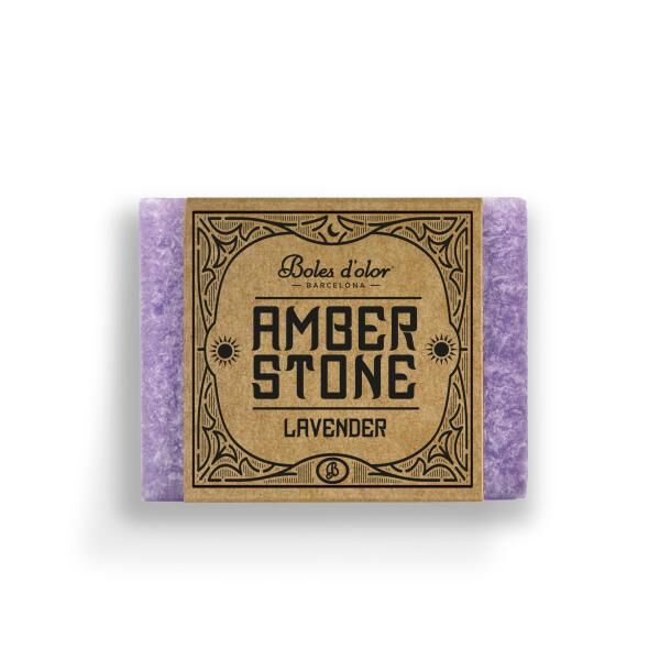 Amber Stone - Lavender - Lavendel - Duft in Quadratform von Boles d'olor