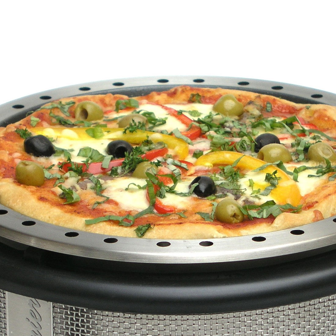 Bratpfanne aus Edelstahl inkl. Griff für den Cobb Grill EASY TO GO & Premier & Premier Gas (CO19) von Cobb