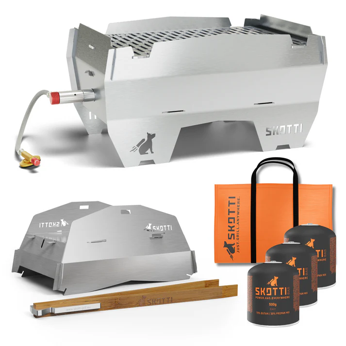 SKOTTI Grill 2.0 + CAP + 3x SKOTTI Gas von SKOTTI SKOTTI Grill 2.0 + CAP + 3x SKOTTI Gas von SKOTTI