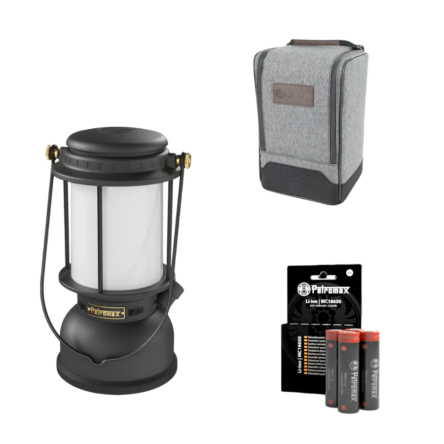 Petromax LM500 Komplett Set - LED Laterne + 4er-Set Akku + Transporttasche Petromax LM500 Komplett Set - LED Laterne + 4er-Set Akku + Transporttasche