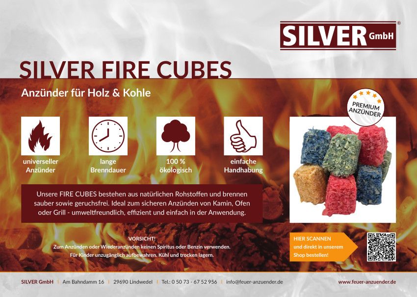 SILVER Fire Cubes
