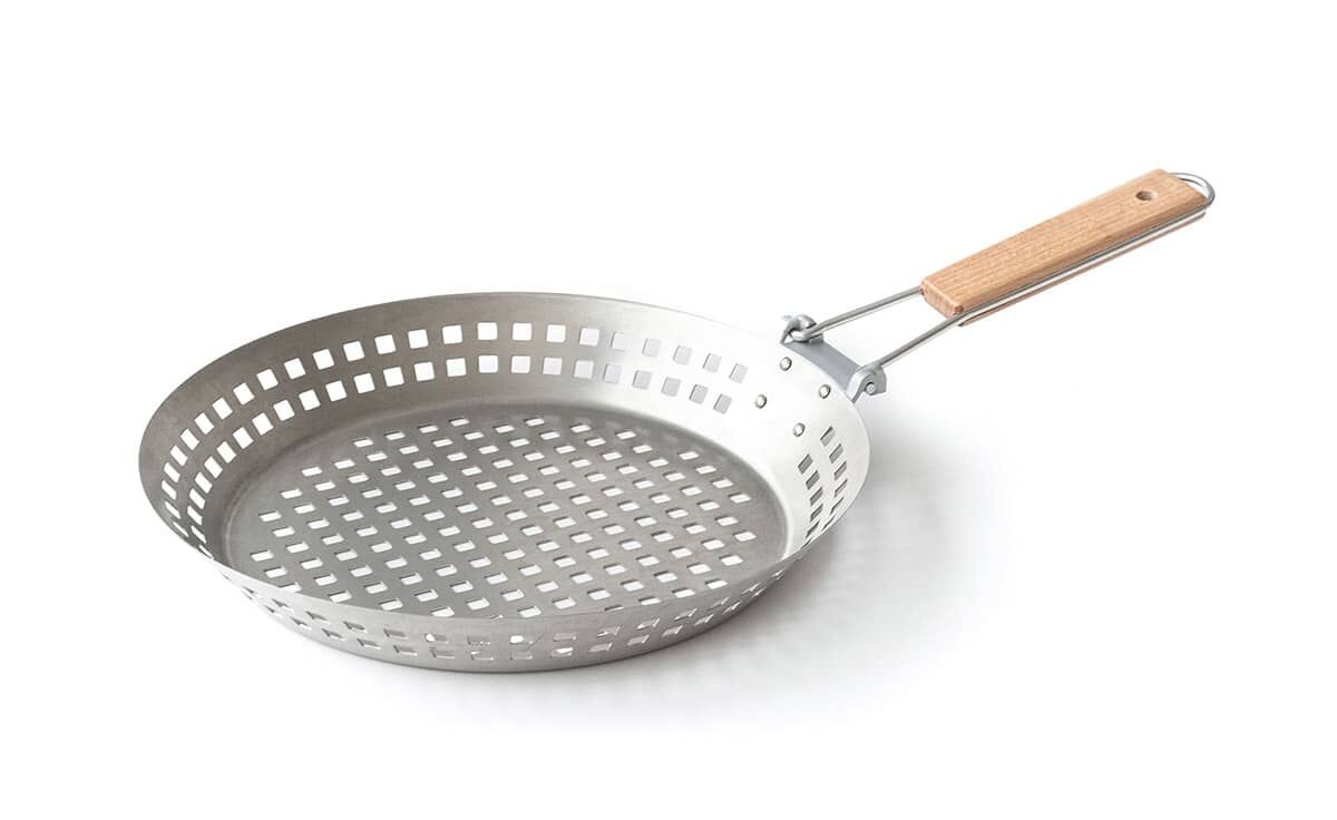 DENK Keramik Grillpfanne Edelstahl mit Klappgriff für das Denk BRATFEUER® | BF-GP von DENK Keramik DENK Keramik Grillpfanne Edelstahl mit Klappgriff für das Denk BRATFEUER® | BF-GP von DENK Keramik