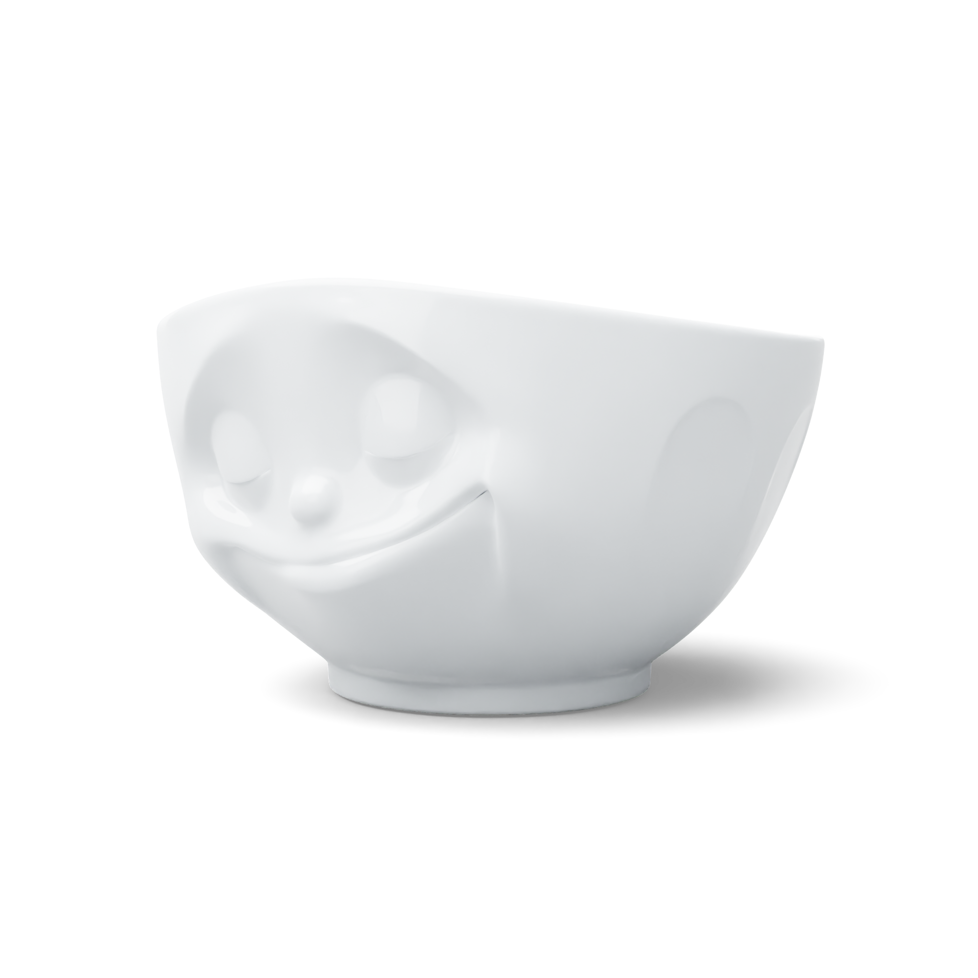 58products | XL Schale Glücklich weiß 1000 ml | Made in Germany von 58products