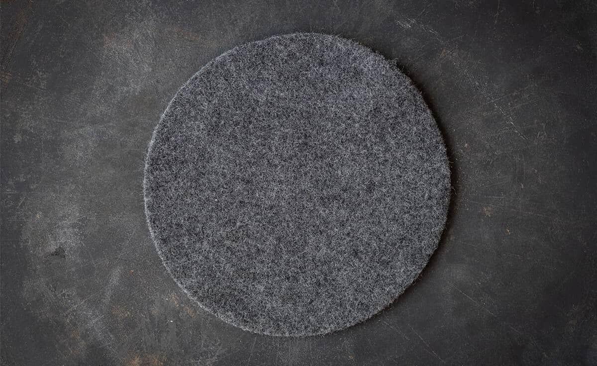 DENK Untersetzer Wolle 25 cm anthrazit für Schmelzfeuer Outdoor L Granicium von DENK Keramik