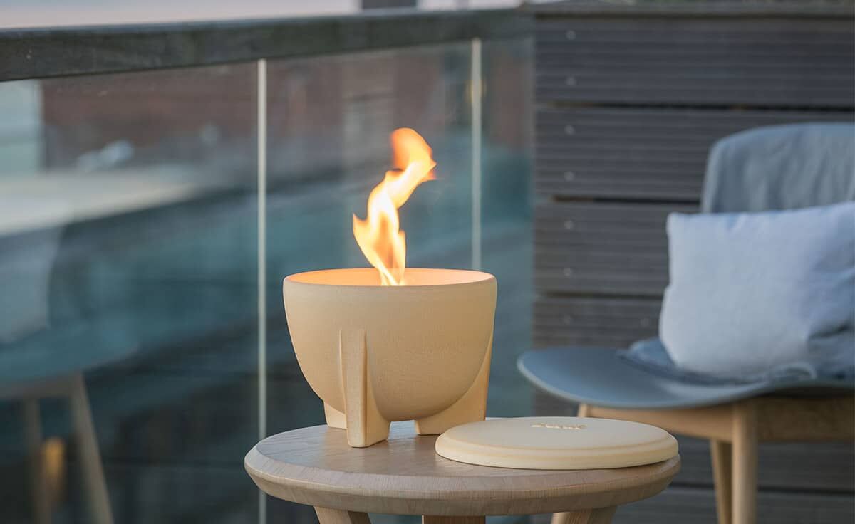 DENK Keramik Schmelzfeuer Outdoor (SFD) & Deckel CeraNatur (SFD-DE) von DENK Keramik
