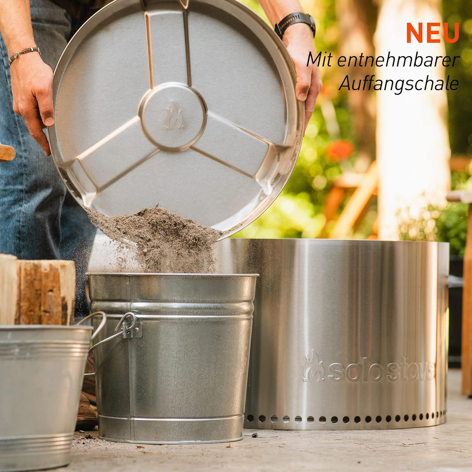 Solo Stove BONFIRE 2.0 + STAND STAINLESS STEEL / Edelstahl | Feuerschale - Feuerstelle - Feuertonne  von Solo Stove