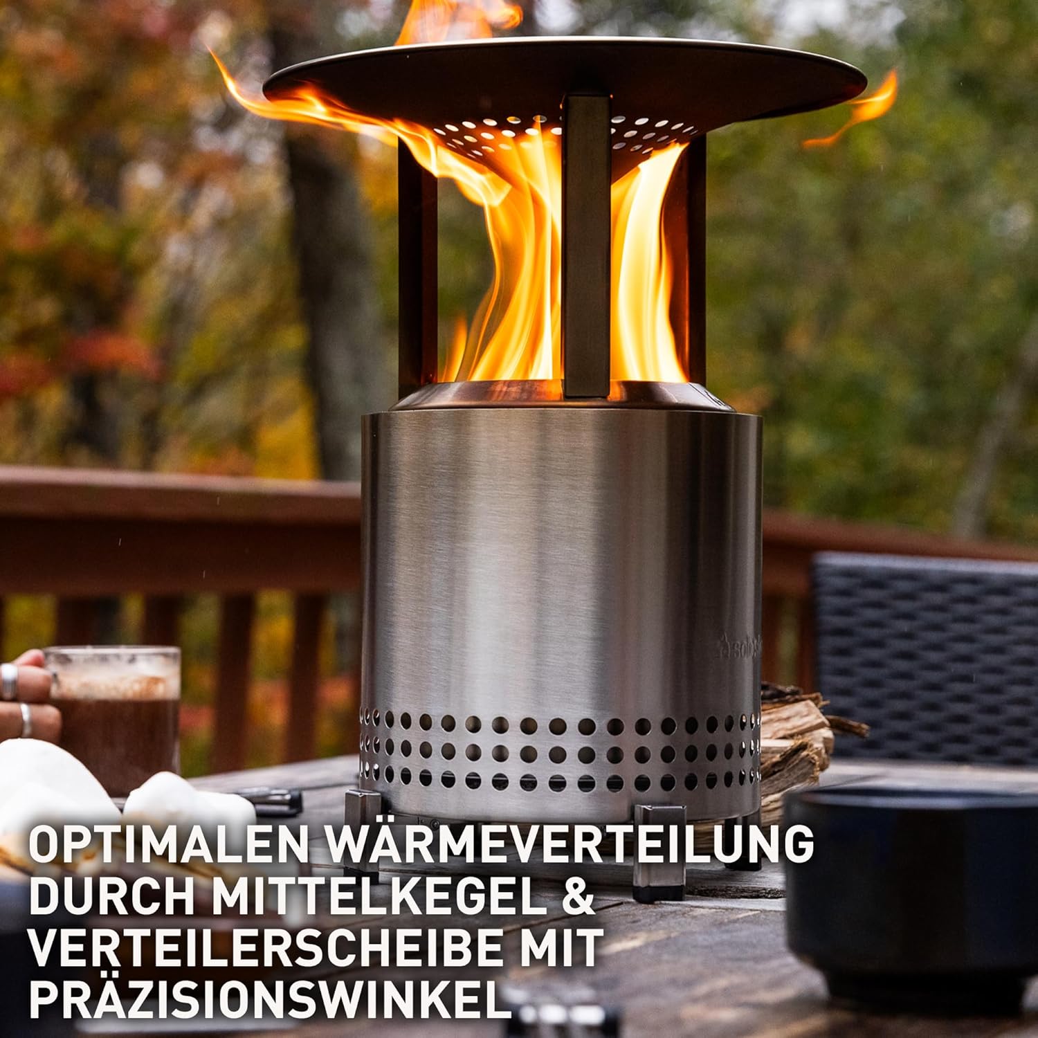 Solo Stove Mesa XL Wärmeverteiler - effektive Wärmeverteilung für dein Outdoor-Erlebnis von Solo Stove