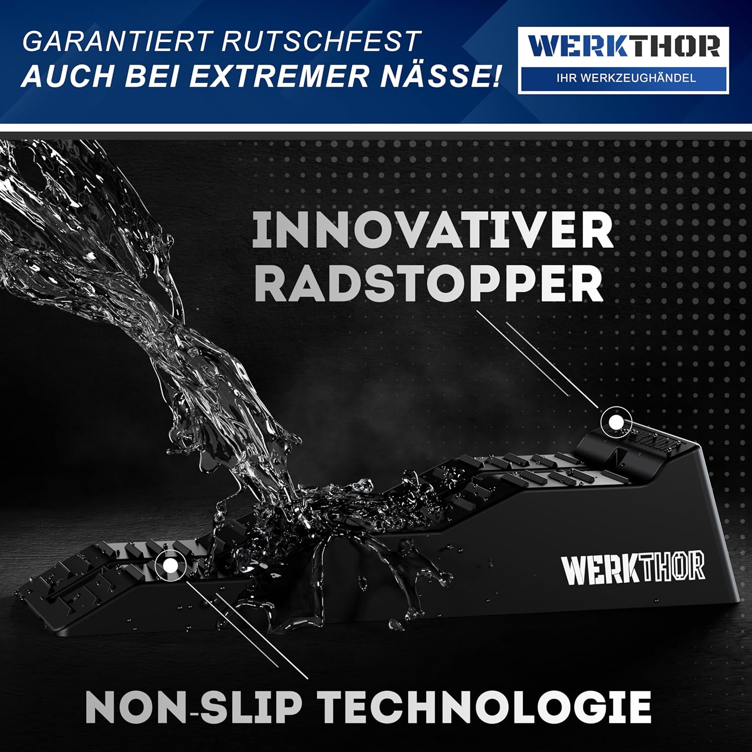 WERKTHOR Auffahrkeile 2er Set Schwarz mit Tasche | Wohnmobil & Wohnwagen & VAN von WERKTHOR WERKTHOR Auffahrkeile 2er Set Schwarz mit Tasche | Wohnmobil & Wohnwagen & VAN von WERKTHOR