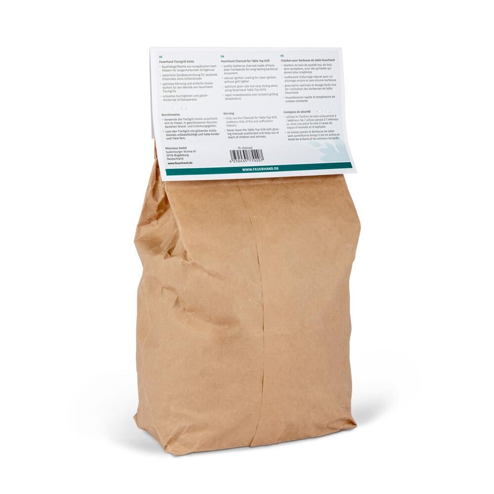 Feuerhand Kohle für Tamber Tischgrill 1kg von Feuerhand