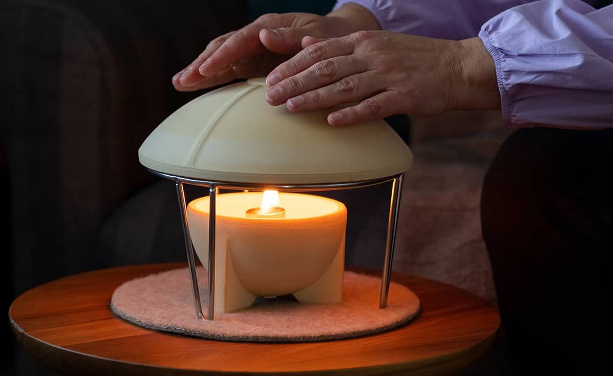 DENK Keramik Wärmehaube natur für Schmelzfeuer® Indoor ~ SFWH-NA von DENK Keramik