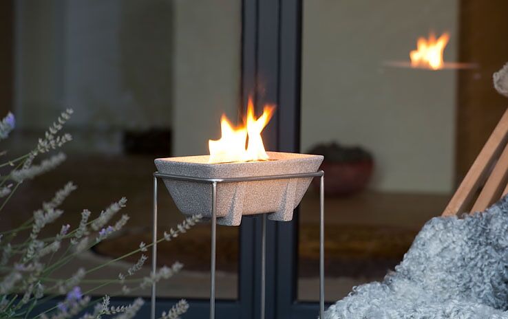 DENK Keramik Ständer Edelstahl für Schmelzfeuer Outdoor XL - SXLG-STE von DENK Keramik