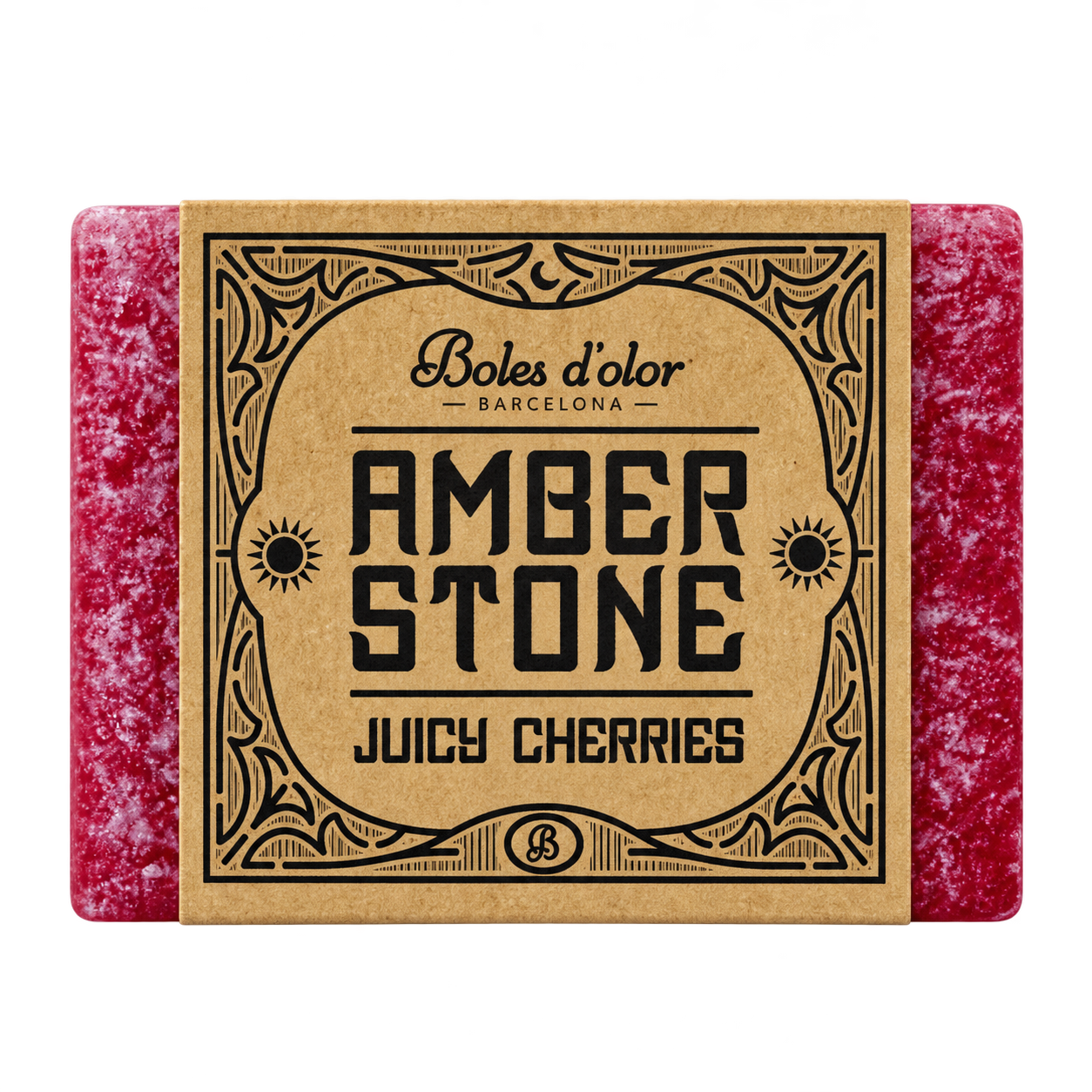 Amber Stone - Juicy Cherries - Kirsche - Duft in Quadratform von Bolesdolor