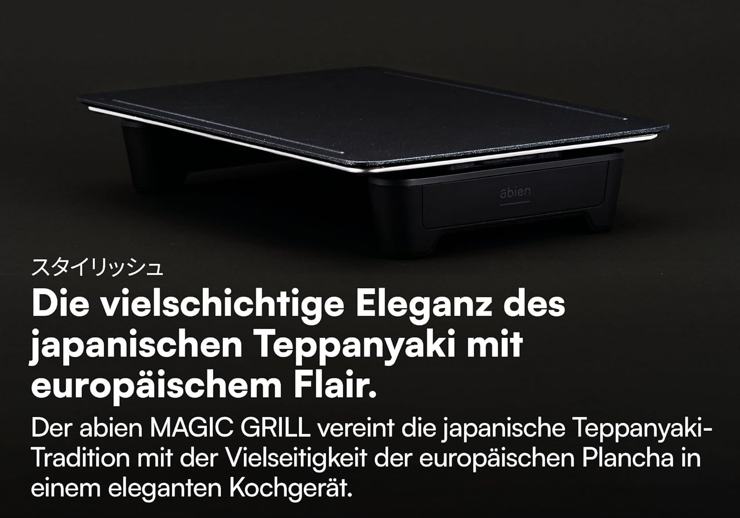 abien MAGIC GRILL - Japanischer Teppanyaki-Elektrogrill - Schwarz von abien