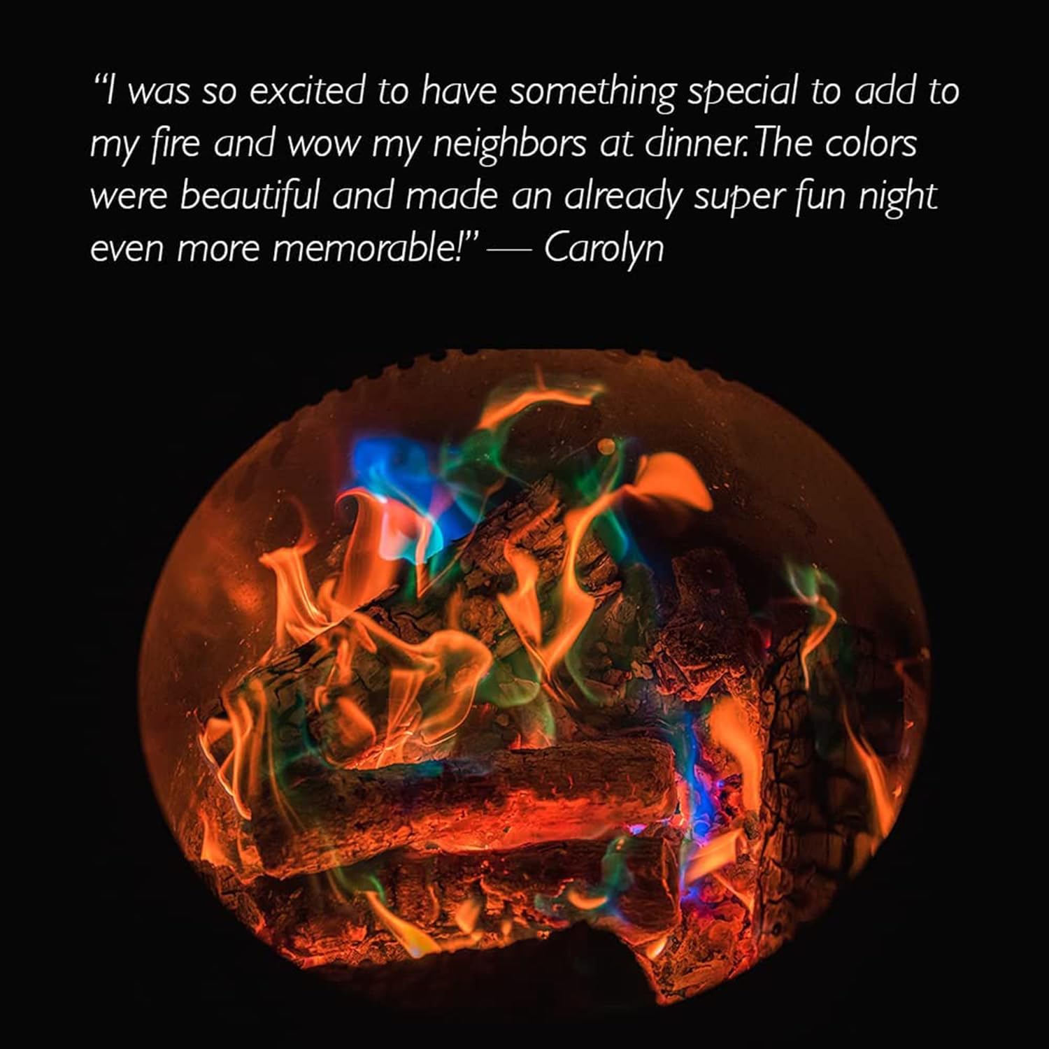 Solo Stove Color Packs - Buntes Feuerpulver - 10er Pack für Feuerstellen - Feuerschalen - Kamin und Lagerfeuer von Solo Stove