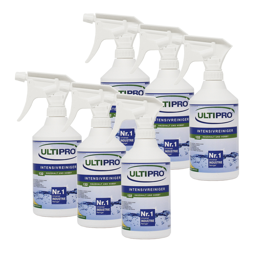 6x 0,5 Liter ULTIPRO Intensivreiniger für Haushalt & Hobby & Camping & Gewerbe | biologisch abbaubarer von ULTIPRO 6x 0,5 Liter ULTIPRO Intensivreiniger für Haushalt & Hobby & Camping & Gewerbe | biologisch abbaubarer von ULTIPRO