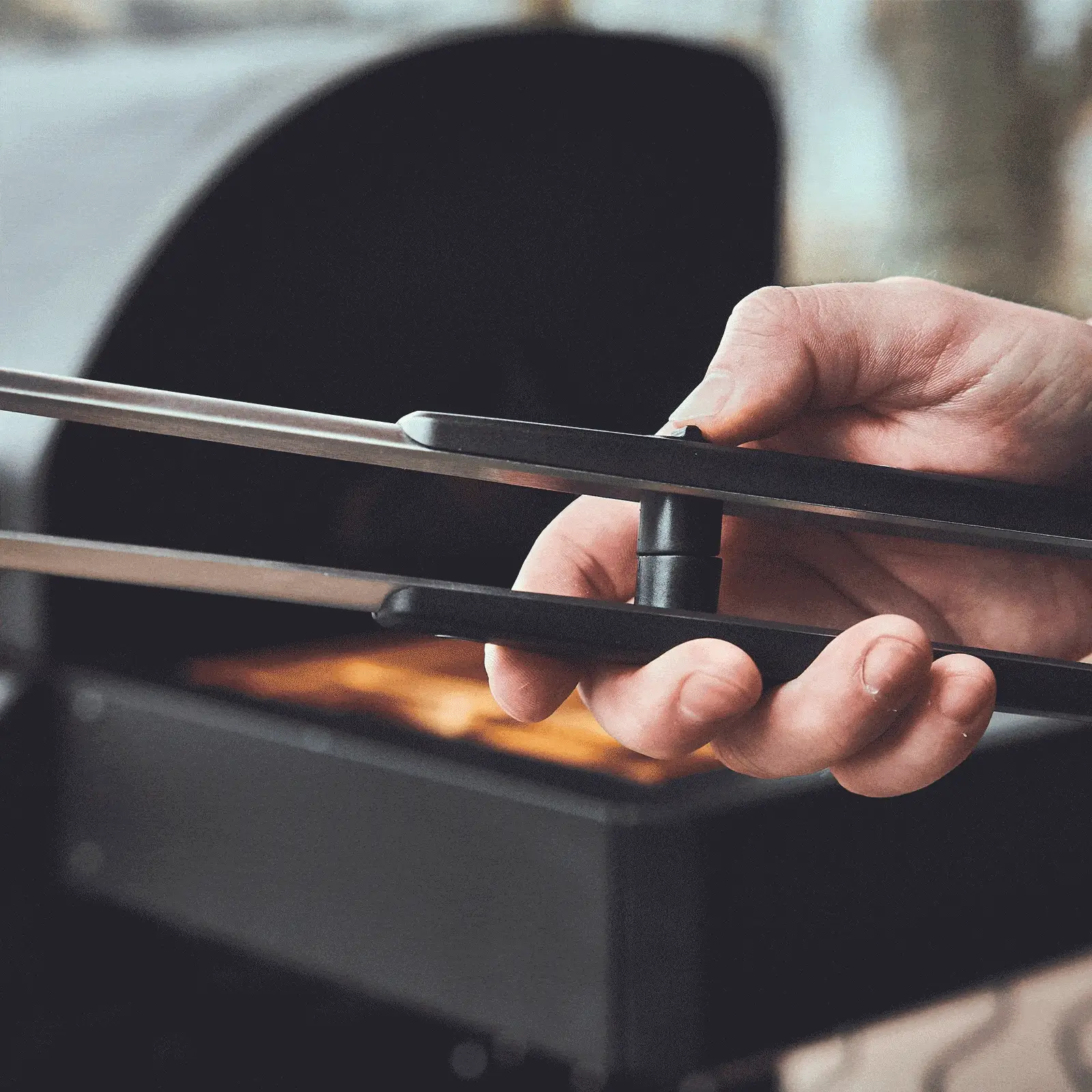 BURNHARD Grillbesteck Edelstahl 4-tlg. von BURNHARD