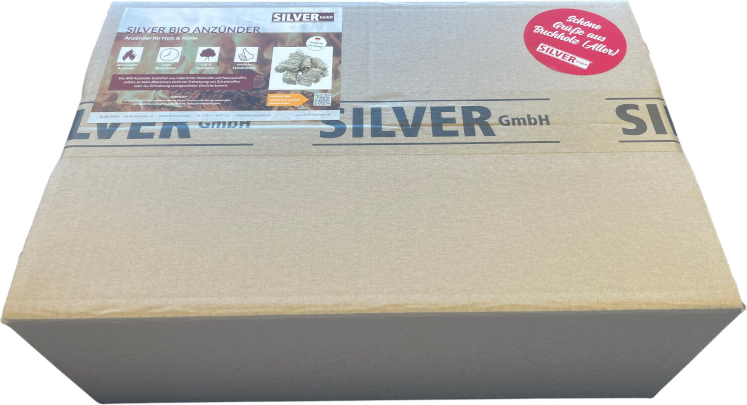 5kg SILVER Holzwolle Anzünder | Grillanzünder - Ofennzünder - Kaminanzünder für Holz und Kohle von SILVER GmbH