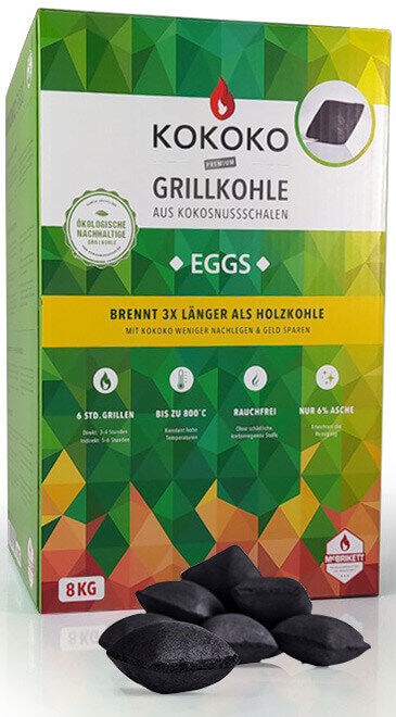 KOKOKO EGGS für Cobb Holzkohlegrill ~ 8kg von McBrikett KOKOKO EGGS für Cobb Holzkohlegrill ~ 8kg von McBrikett