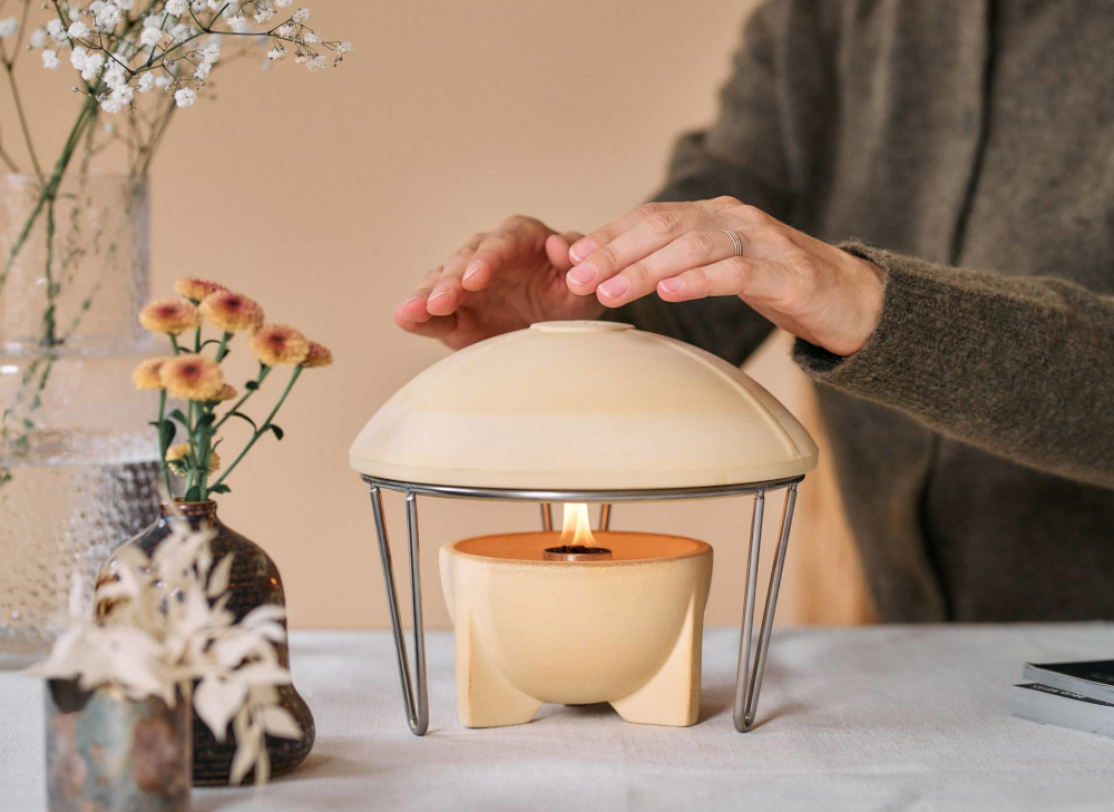 DENK Keramik Schmelzfeuer® Indoor CeraNatur® mit Wärmehaube natur ~ SFDI+WHNA von DENK Keramik DENK Keramik Schmelzfeuer® Indoor CeraNatur® mit Wärmehaube natur ~ SFDI+WHNA von DENK Keramik