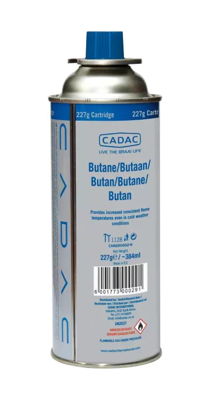 CADAC Kartusche 227g | Butan | Ventilgaskartusche für Gaskocher von CADAC CADAC Kartusche 227g | Butan | Ventilgaskartusche für Gaskocher von CADAC